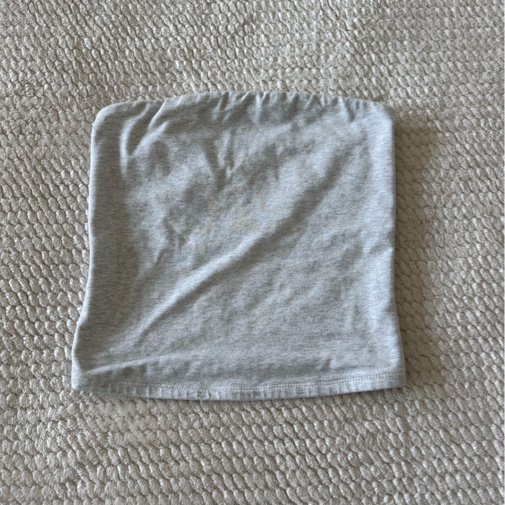 Garage Tube Top in Heather Grey Size XS